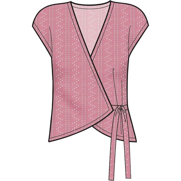 Simplicity Sewing Pattern S8954 Misses Wrap Cardigan Size XXS-XXL - Picture 6 of 6